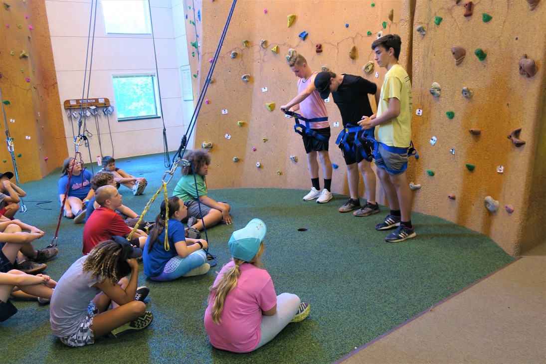 Rock Climbing Wall - Eagle Bluff Environmental Learning Center