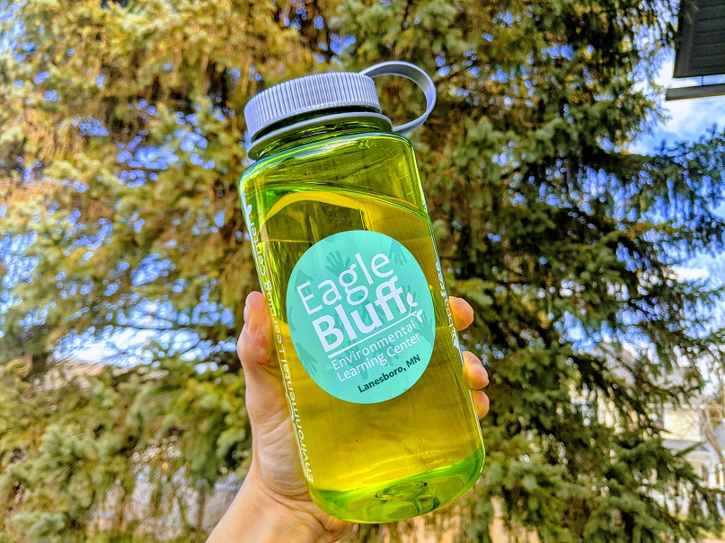 Get your FREE Eagle Bluff water bottle sticker!