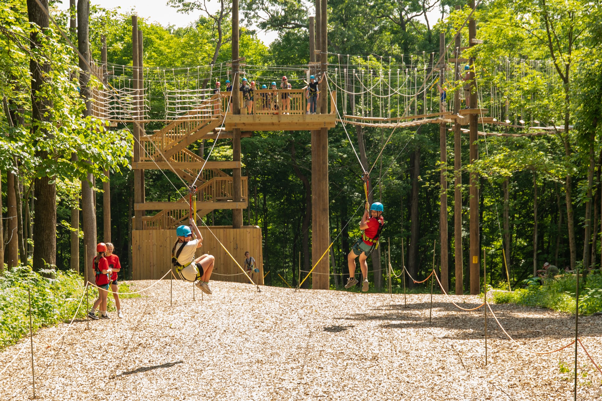 High Ropes Challenge - Eagle Bluff Environmental Learning Center